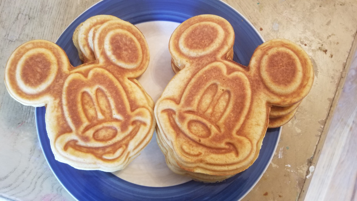 Mickey Mouse waffles