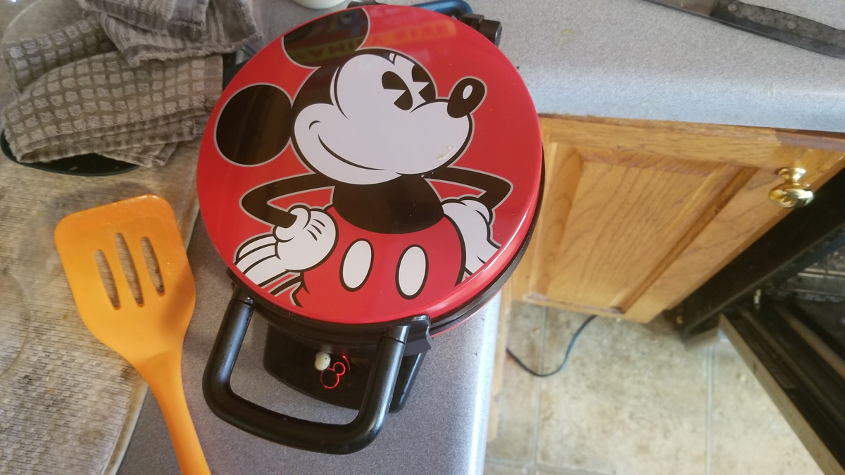 Mickey Mouse waffle maker